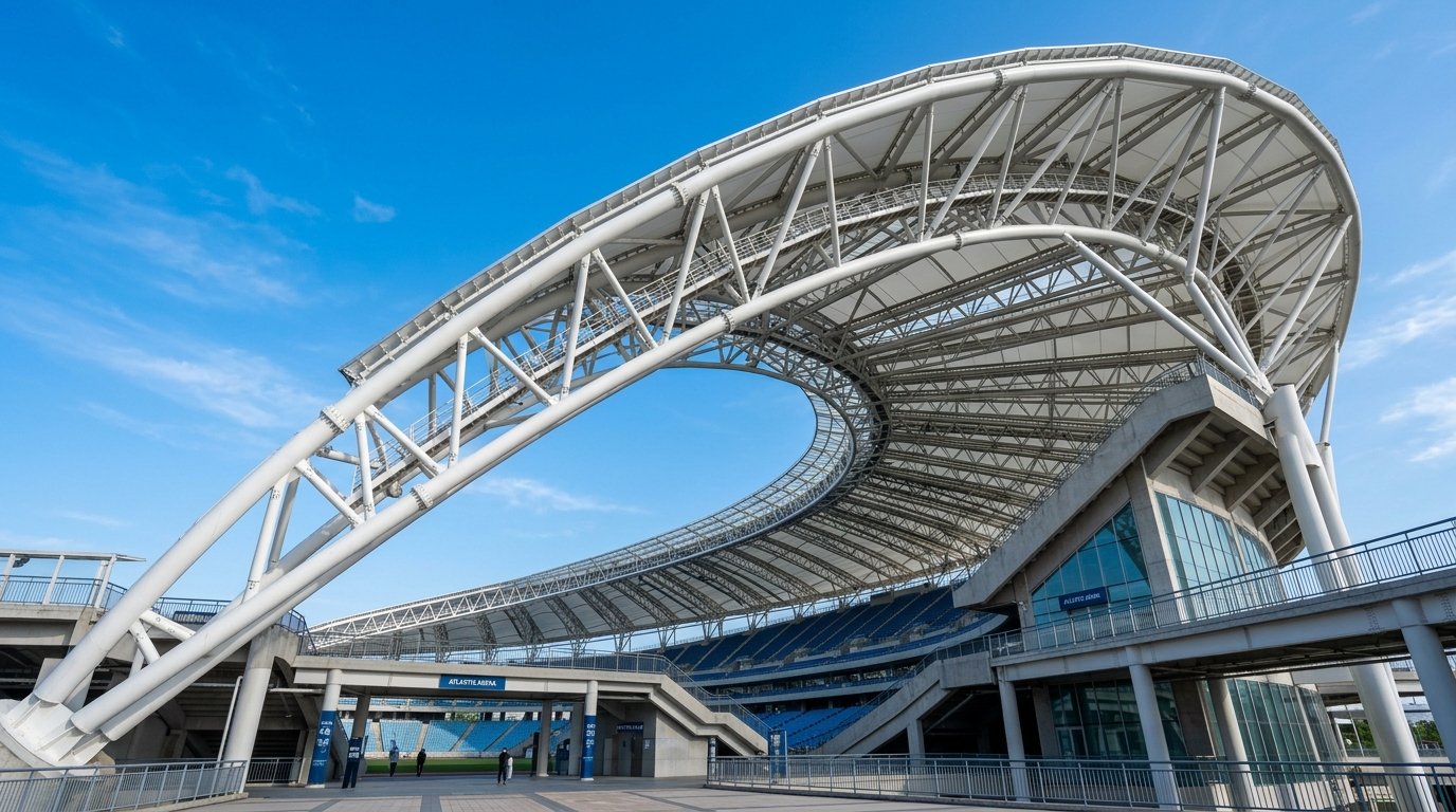Modern Sports Stadium Roof Canopy Architecture