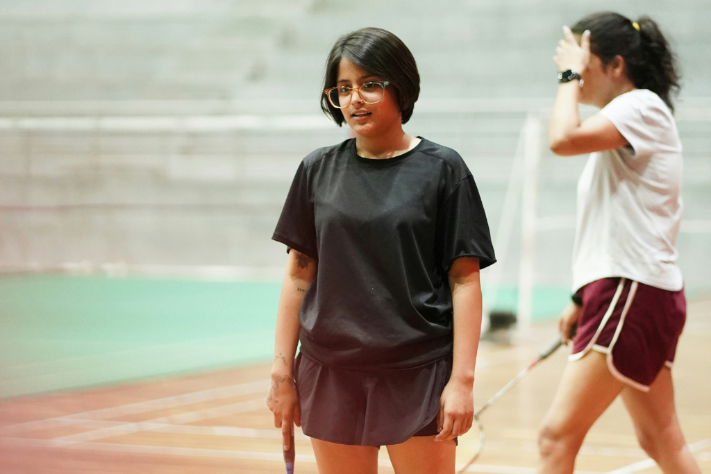 Athletes on track